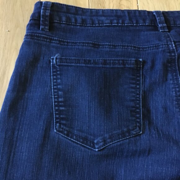 Santana Tummy Control Dark Blue Jeans For Women 16 - Picture 6 of 13